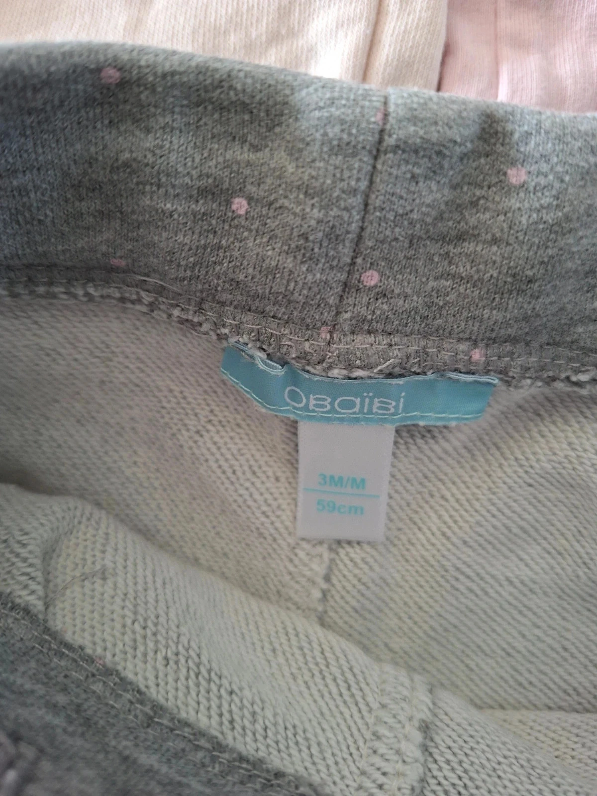Lot de 3 pantalons sarouels taille 3 mois 59cm en bon état – photo 5